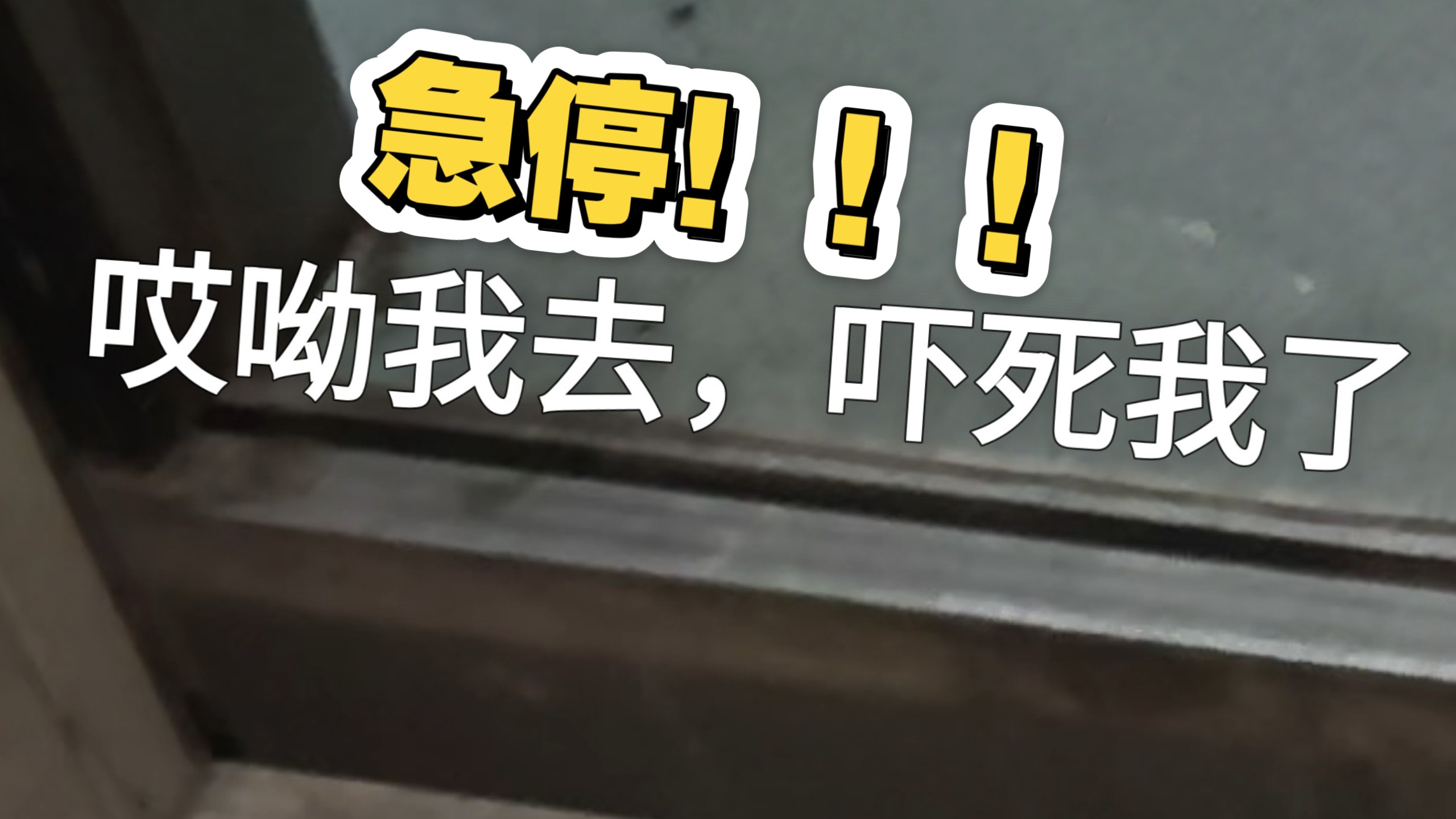 急停！Up主差点被困了！保定鑫合家园即将更换的三菱电梯