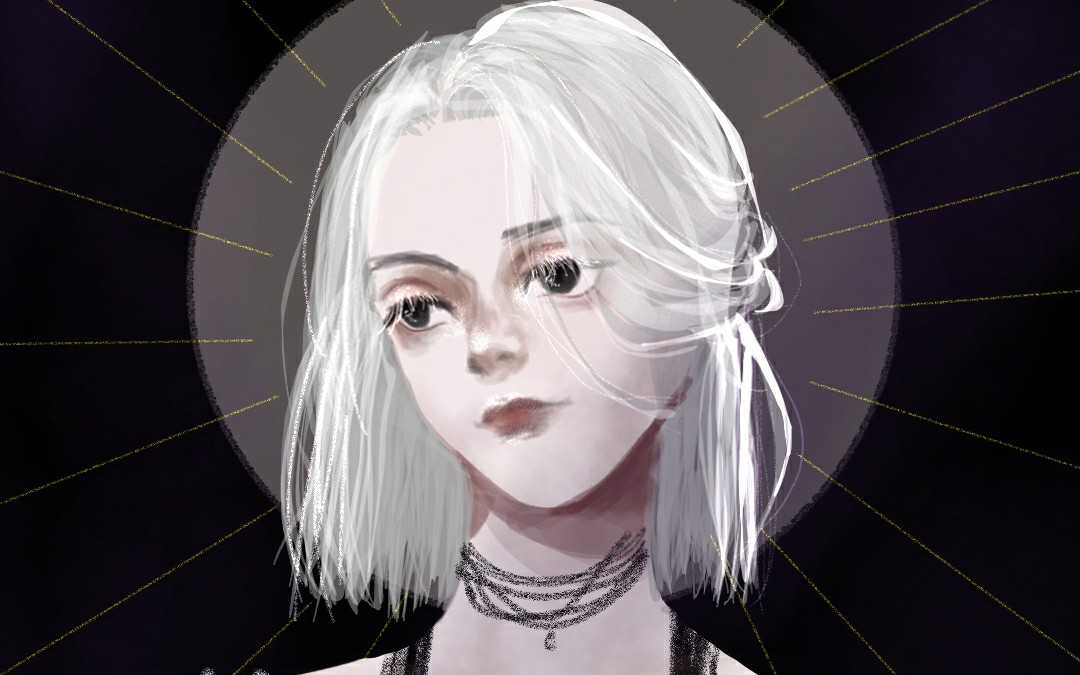 (指绘)一个白头发ww