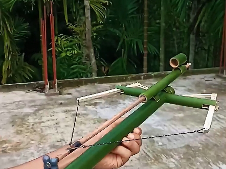 国外趣玩简易竹弓