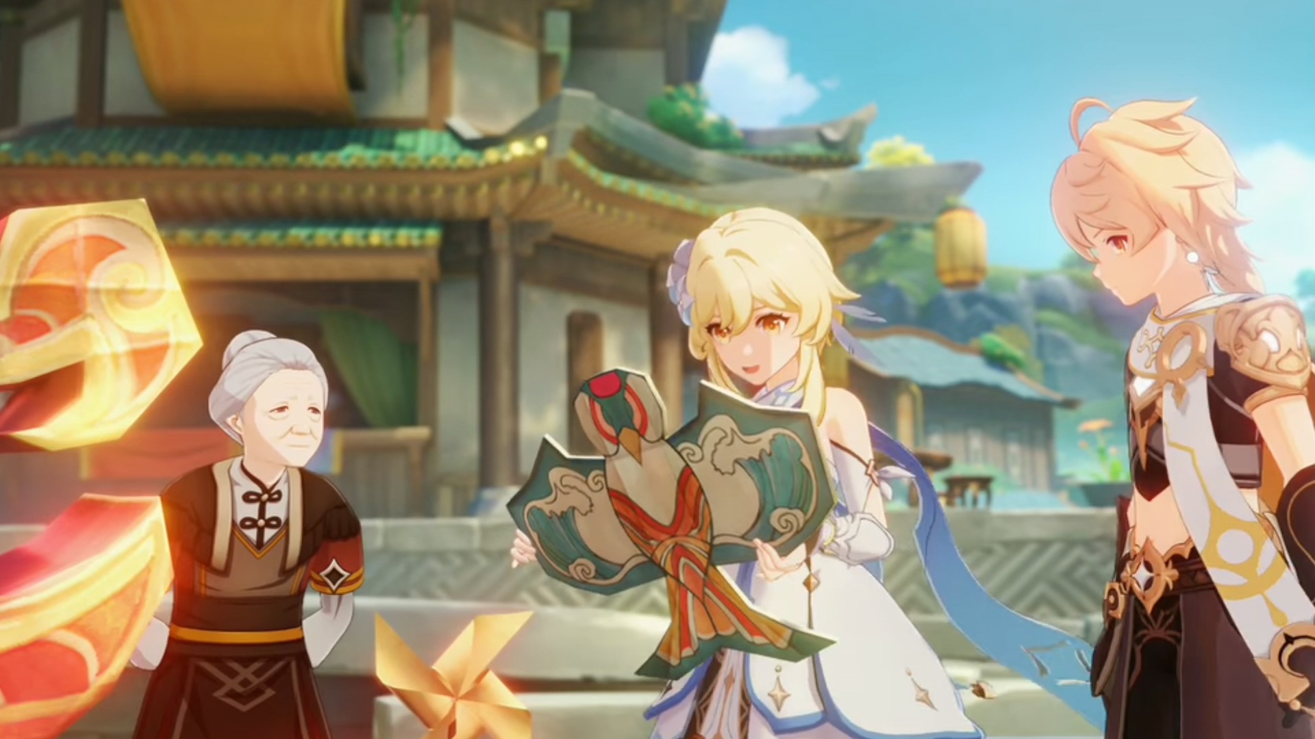 【原神】日配自存,空荧终于在梦中相见了