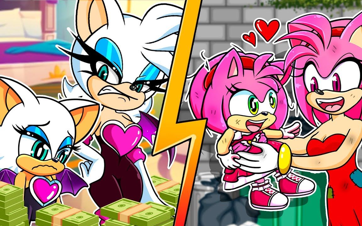 索尼克动画:穷妈妈vs富妈妈,我还是最喜欢艾米的家庭氛围!