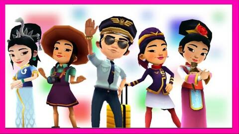 Subway Surfers All Trailers World Tour 2014 [OFFICIAL]_哔哩哔哩_bilibili