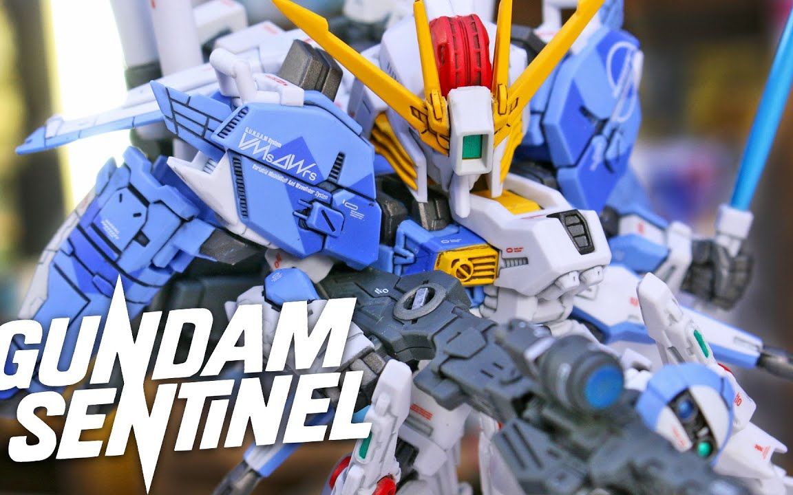 zaku nxedge style ex-s高达 [蓝色裂片迷彩型] - 细节提升