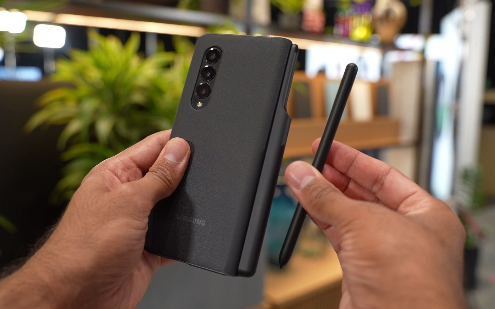 【手机测评】三星samsung galaxy z fold 3 专属s-pen和s-pen pro