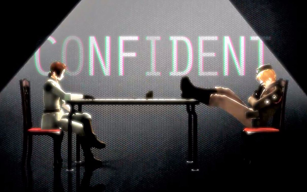 [图]【APH/MMD】Confident（金钱组/王耀/阿尔/重置版）