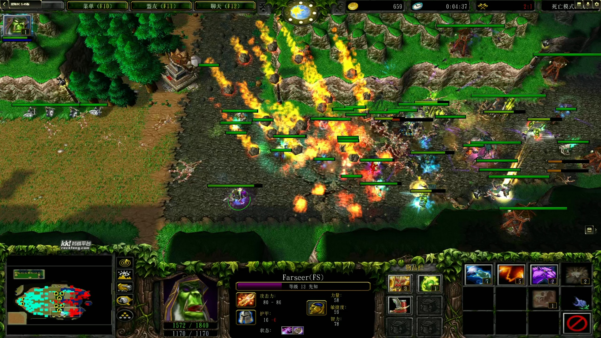 澄海3c5v5死亡模式先知视角