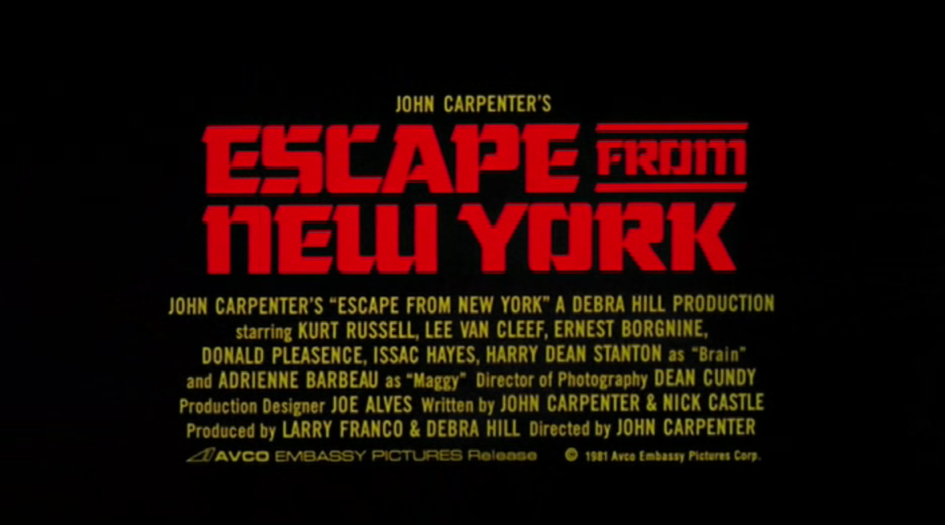 【影视回顾】纽约大逃亡 Escape from New York (1981) Extras【英语】哔哩哔哩bilibili