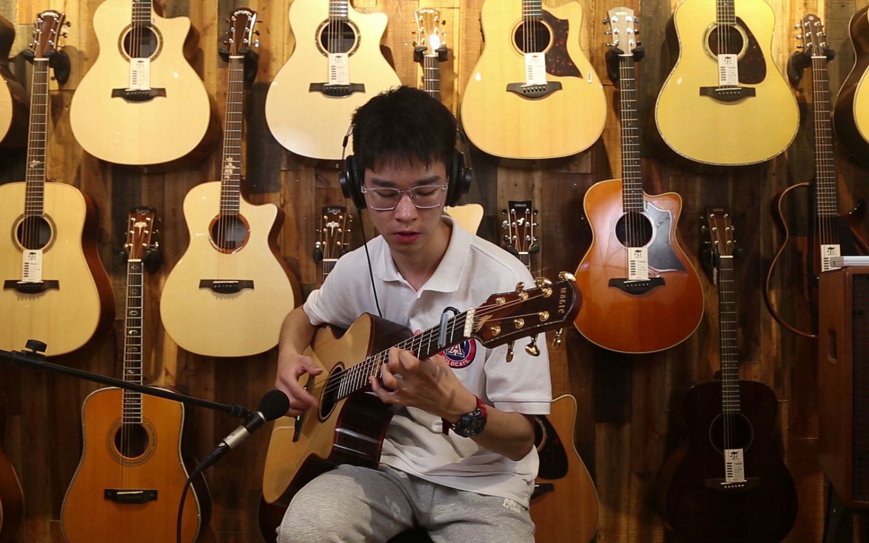 活动作品中学指弹组王子沐sailing