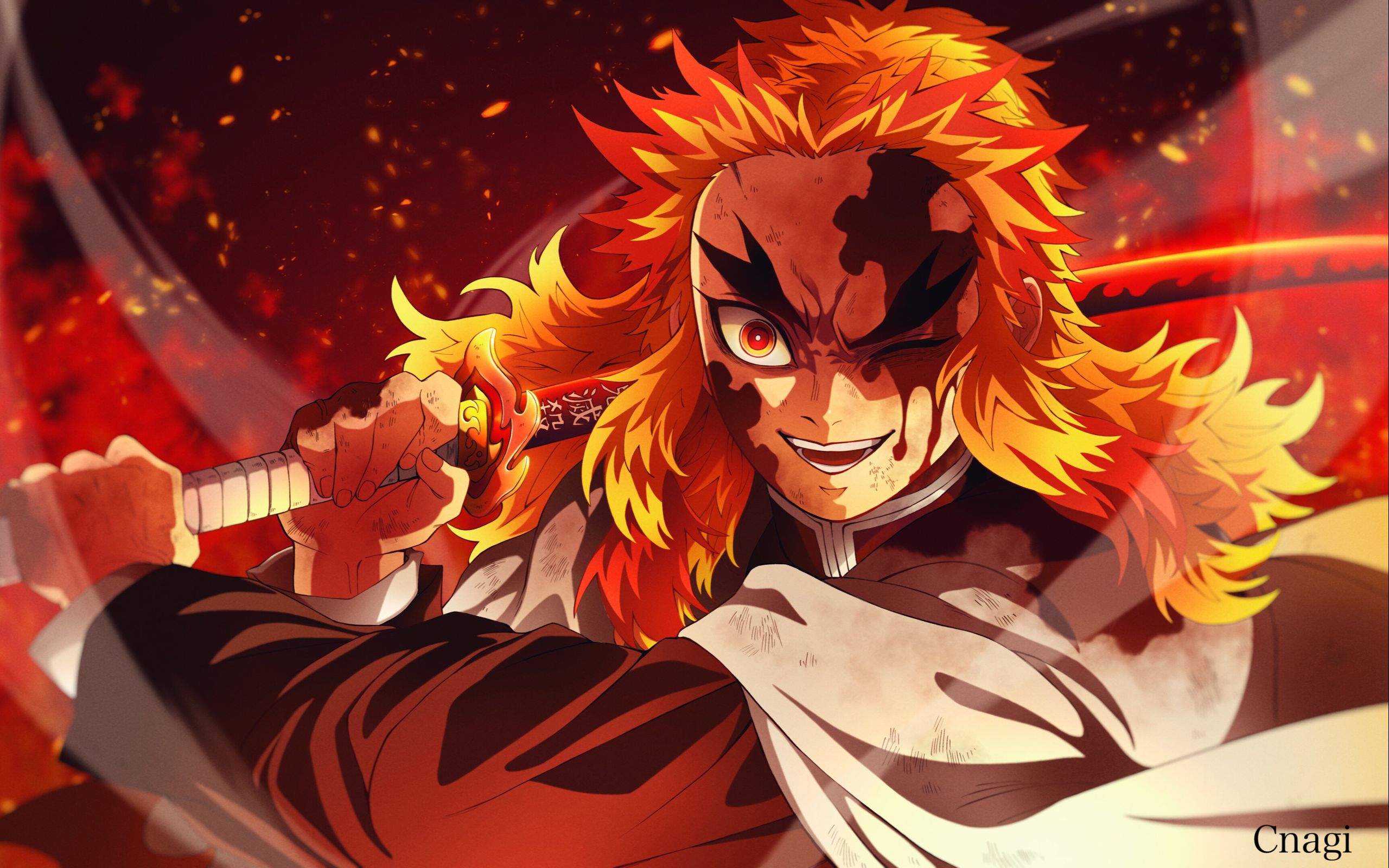 “我是炎柱! 炼狱杏寿郎!!”_哔哩哔哩_bilibili