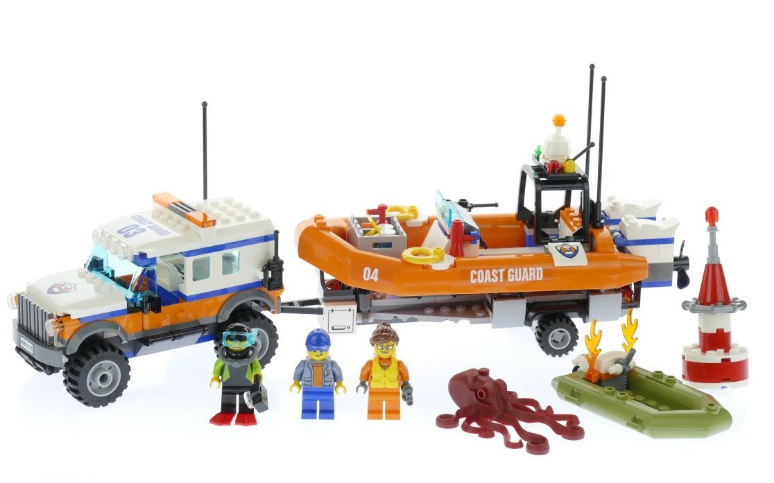 乐高lego 60165 城市系列 四驱动力应急中心 2017速拼评测_哔哩哔哩