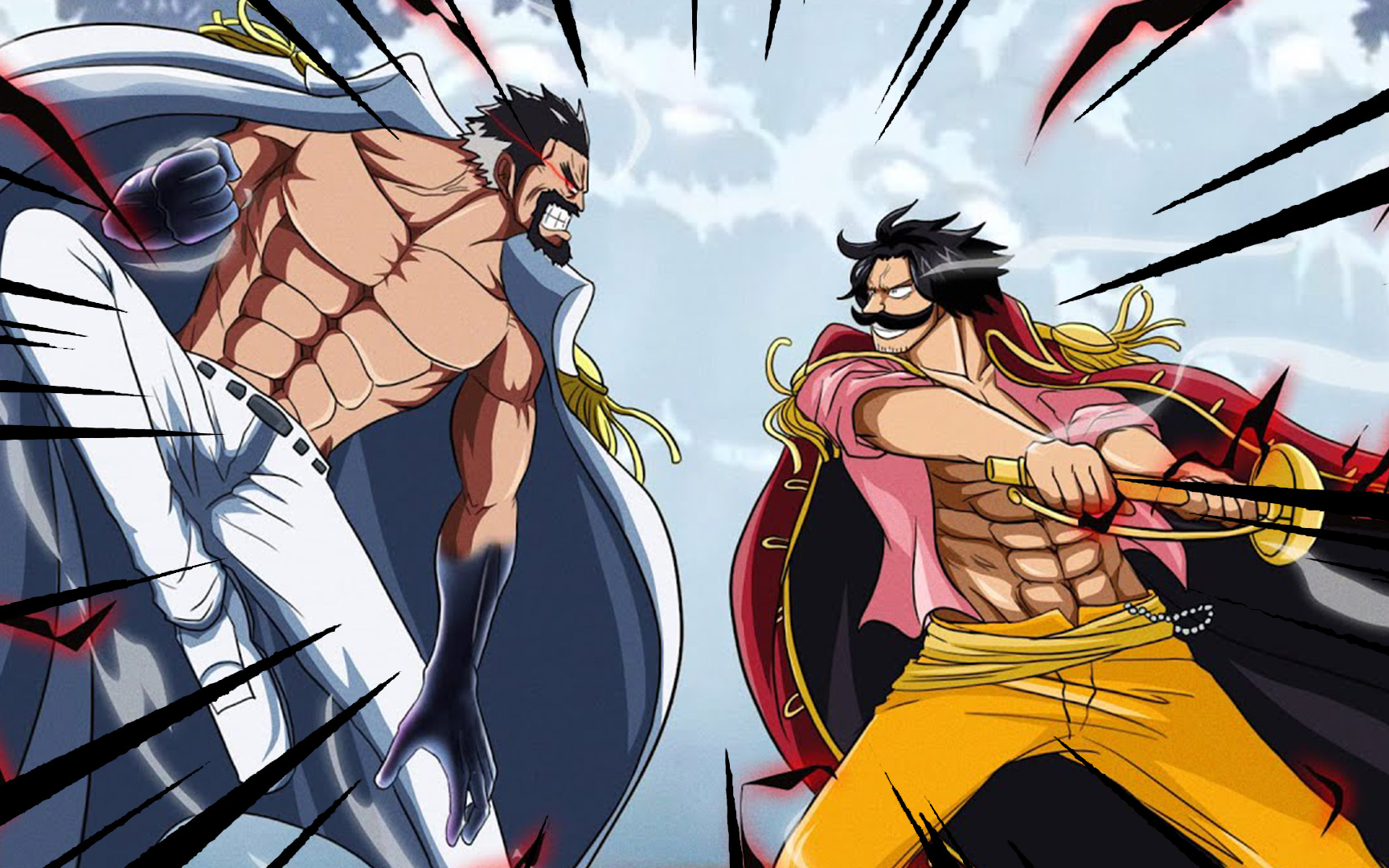 海贼王:年轻的卡普实力有多强?海上敢跟卡普过招的狠人们一览!