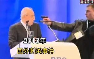 Tải video: 2013年国外记者会刺杀影像，刺客刺杀失败，被保镖群殴