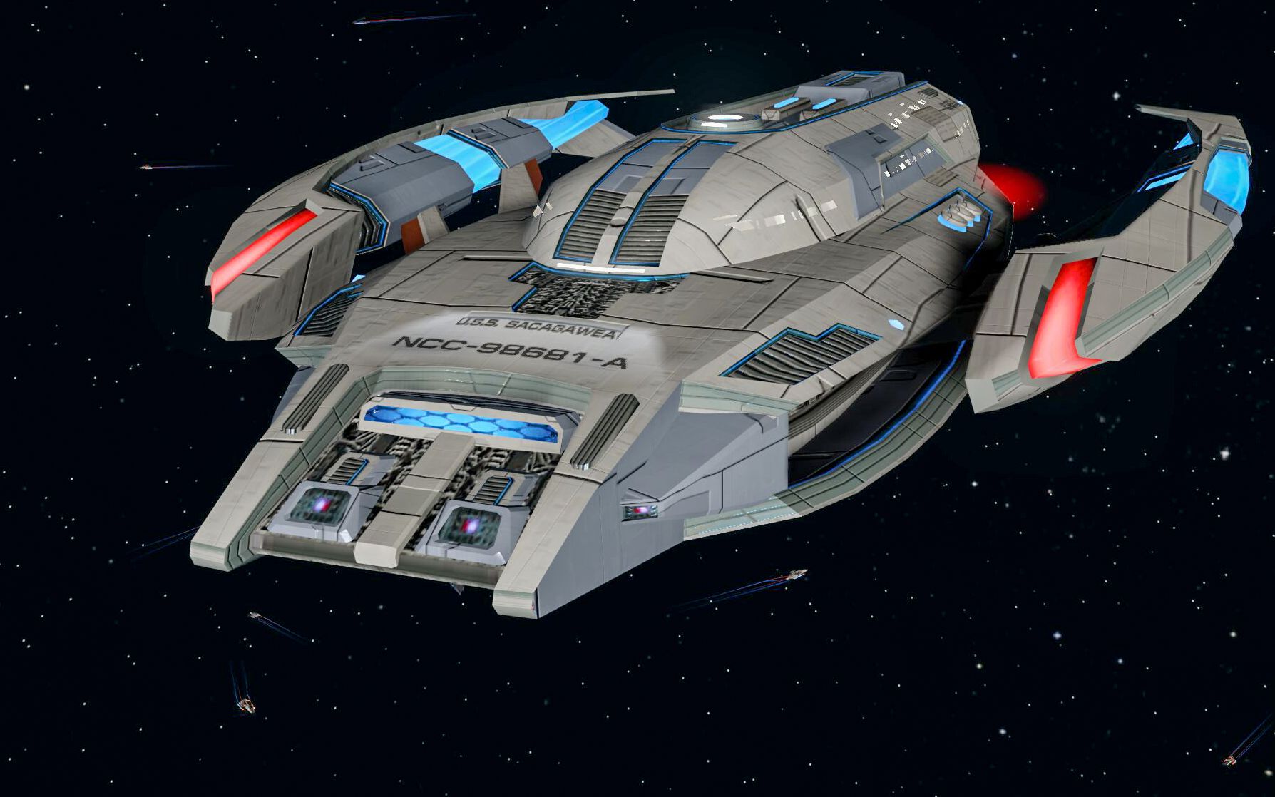 星际迷航 aquarius级星际轻型护航护卫舰