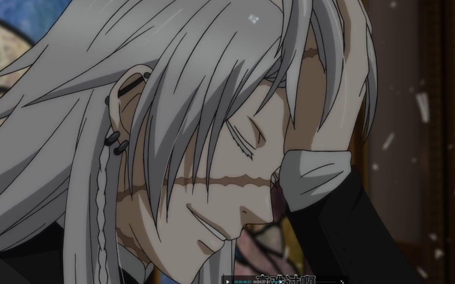 强大又病娇撩起头发的葬仪屋颜值爆表一战封神颜值与战力起飞黑执事