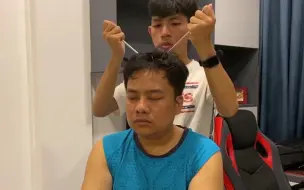 按摩家族 妹妹给弟弟按摩头部和肩颈 哔哩哔哩 つロ干杯 Bilibili