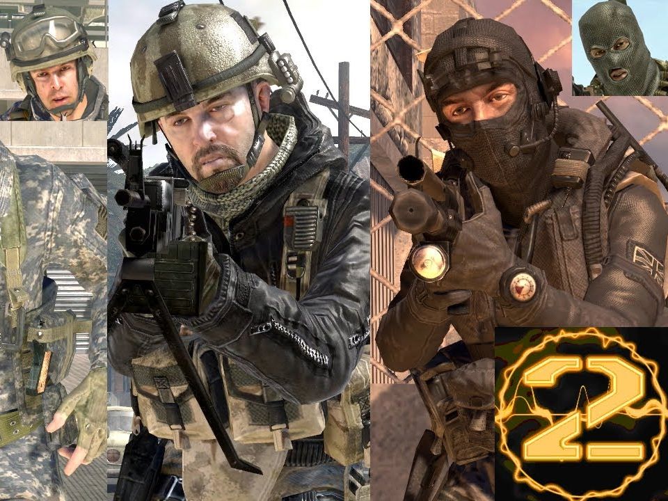 使命召唤6 多人模式人物模型