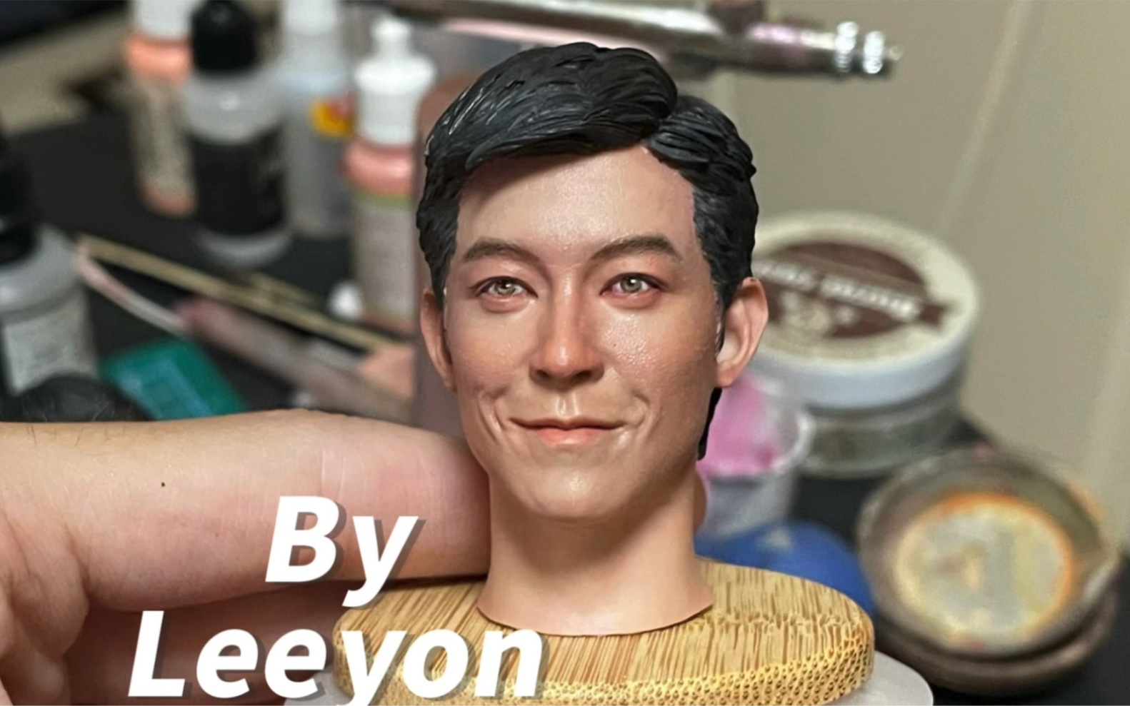 1/6陈冠希兵人头雕上色～微信转我三百块_哔哩哔哩_bilibili