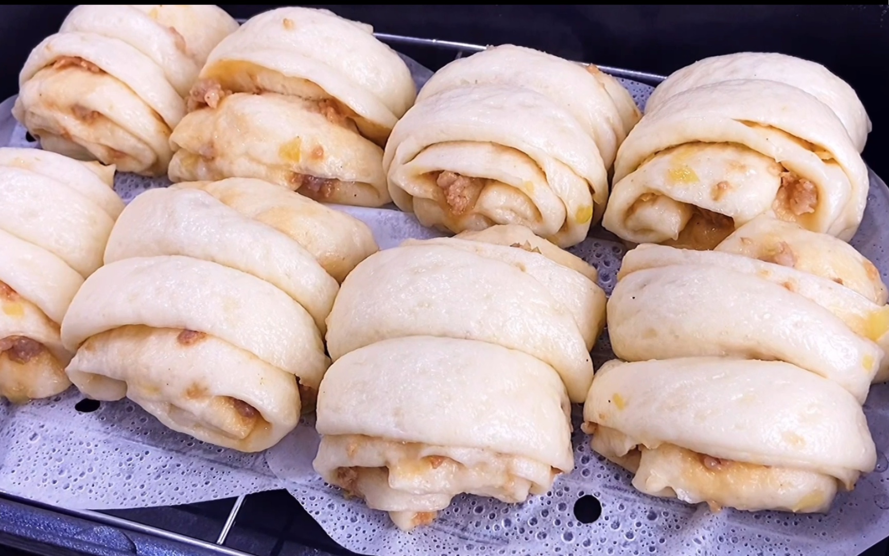 早餐蒸肉卷,营养美味,孩子爱吃