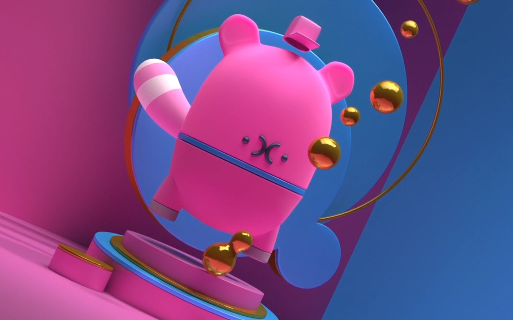 c4d卡通小角色场景建模渲染教程,你快来入坑啦