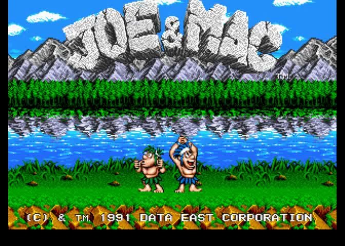 md游戏回顾355战斗原始人通关视频joemaccavemanninja