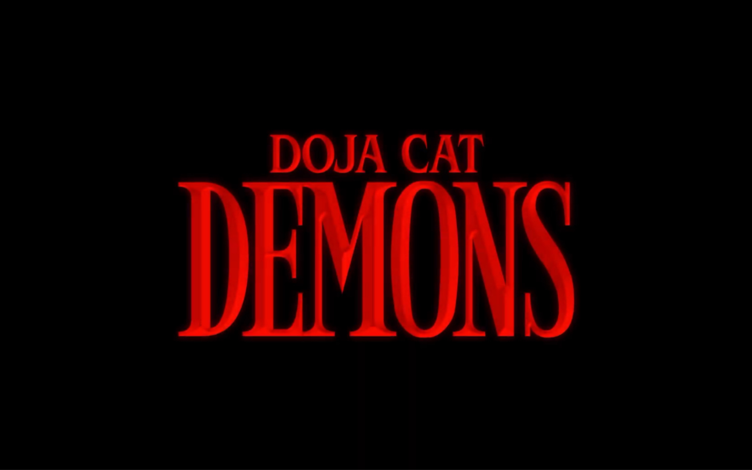 蜜桃猫朵佳 Doja Cat 新专辑『Scarlet』第3支先行单曲「Demons」音乐录影带释出,在线观看:哔哩哔哩bilibili