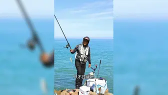 挑战堤防大鱼 杆子压弯狂出线 哔哩哔哩 Bilibili