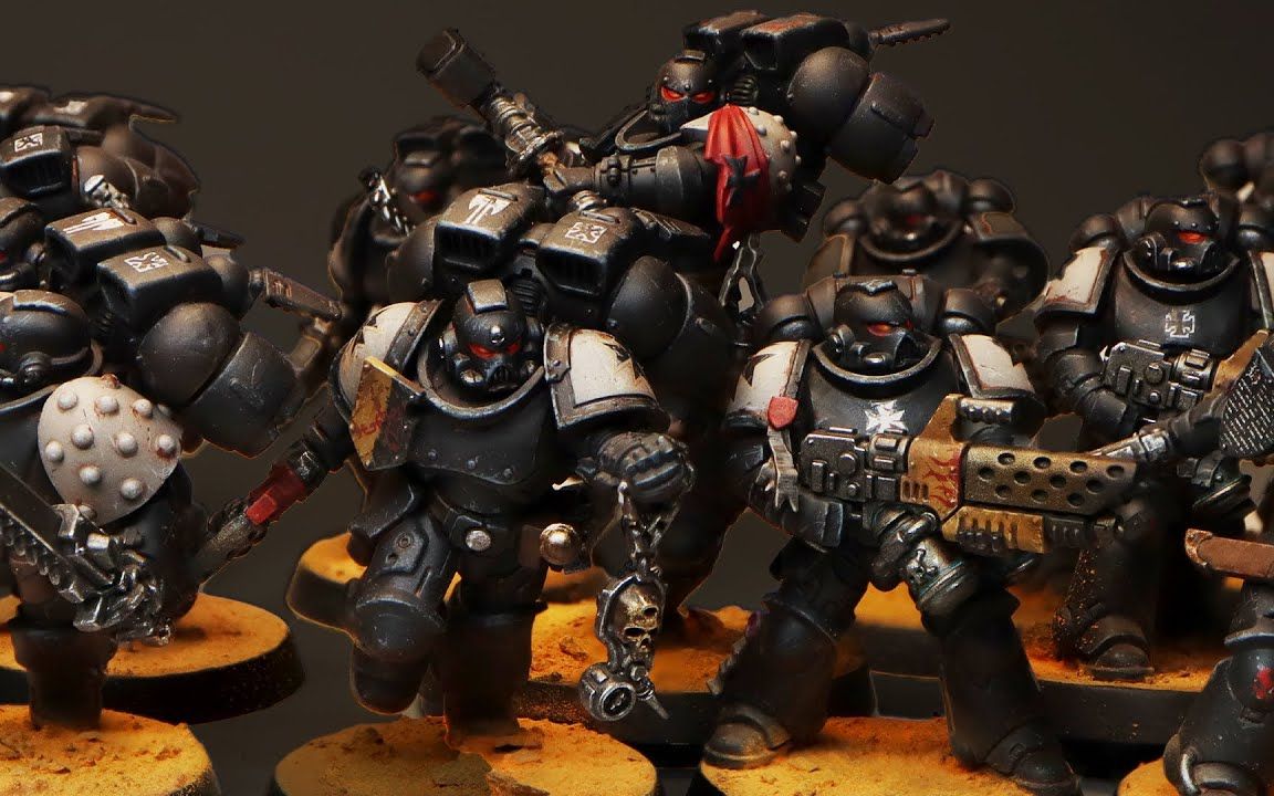 搞定了! 黑色圣堂武士 成军项目 战锤40k
