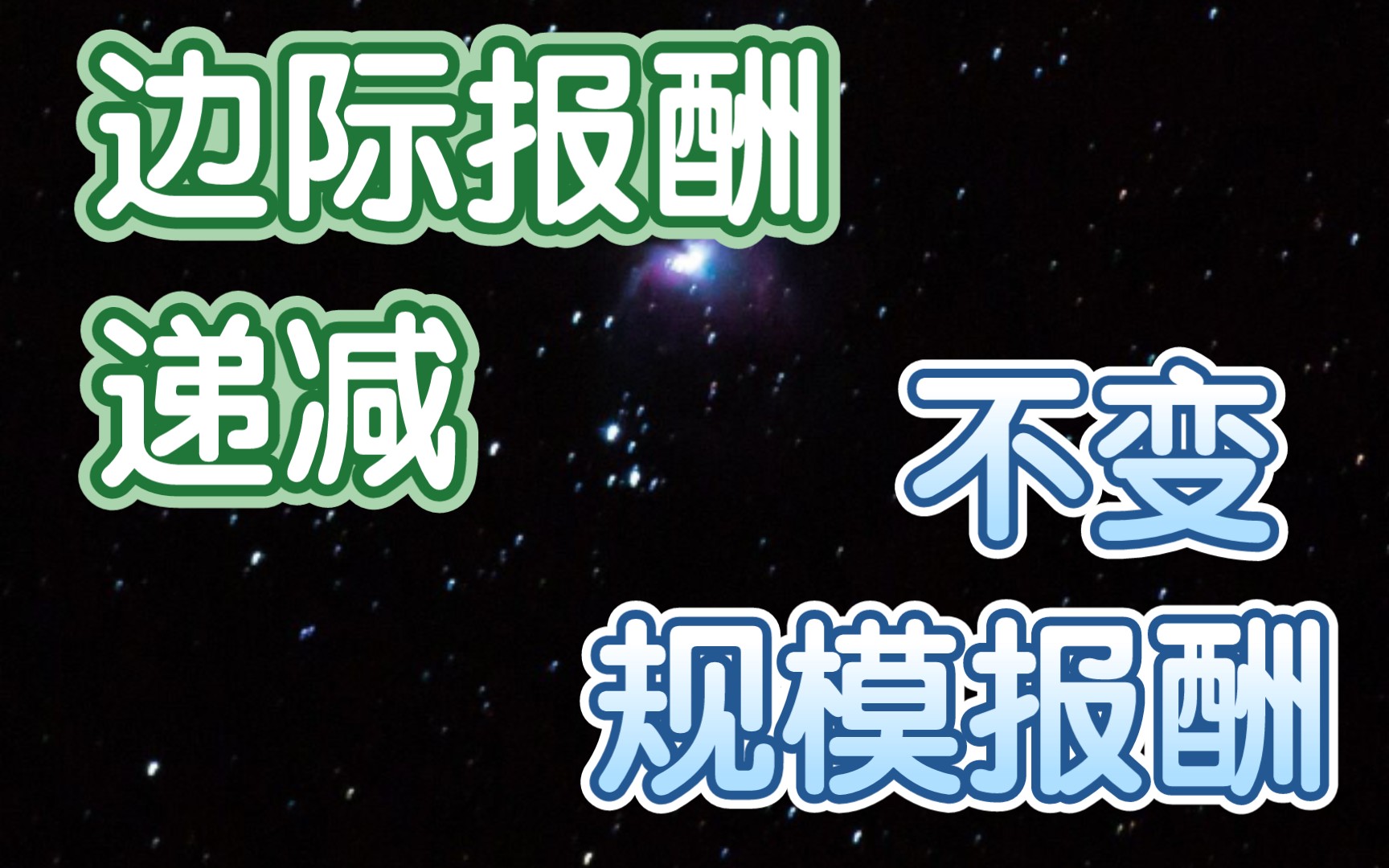 经济学考研必背简答18【简述边际报酬递减规律和规模报酬不变是否矛盾并说明原因】哔哩哔哩bilibili