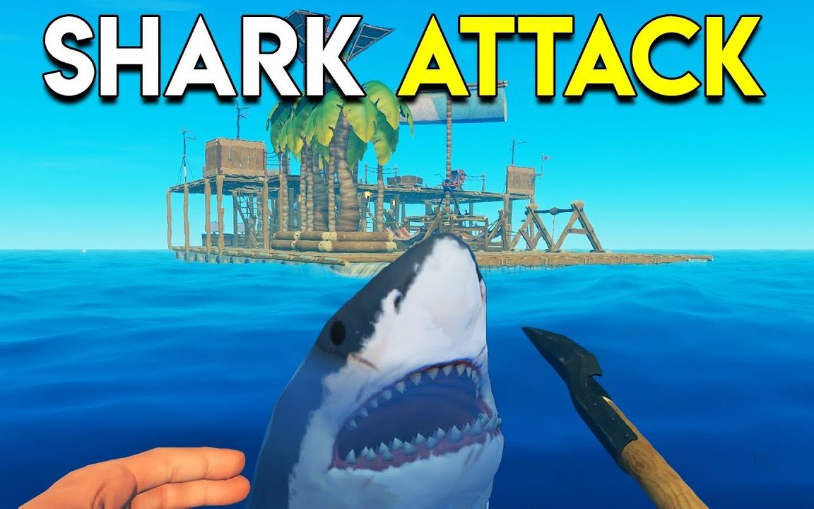 [图]【Aculite】"木筏"求生???? 海上垃圾王 SHARK ATTACK! - Raft Gameplay