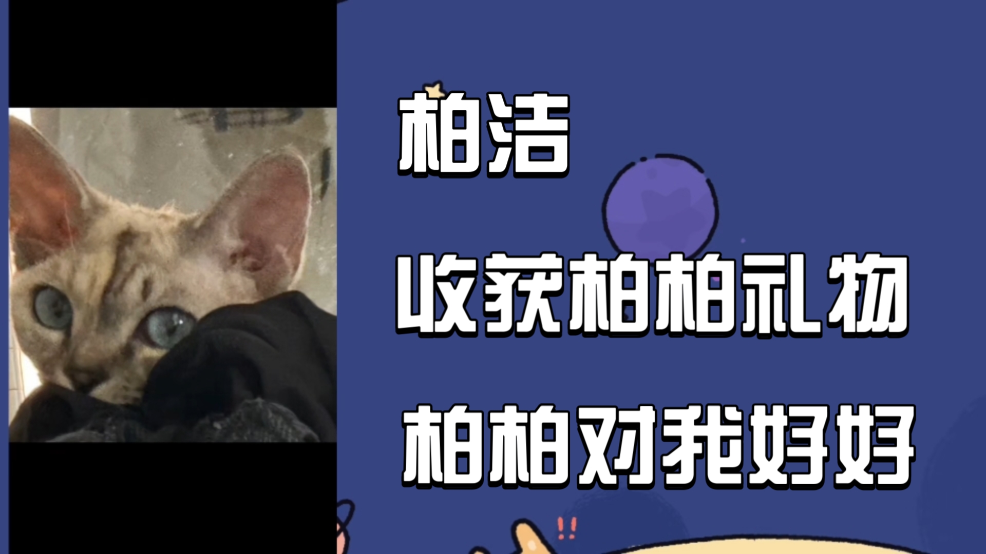 【柏洁】洁洁:柏柏对我好好~好希望他们经常出去拍mv~有礼物好幸福哔哩哔哩bilibili