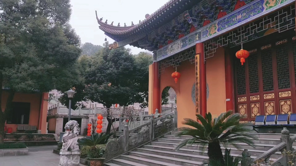 杭州余杭梧桐寺,一个有点冷门但很漂亮的寺庙,寺内的万佛塔极具中国
