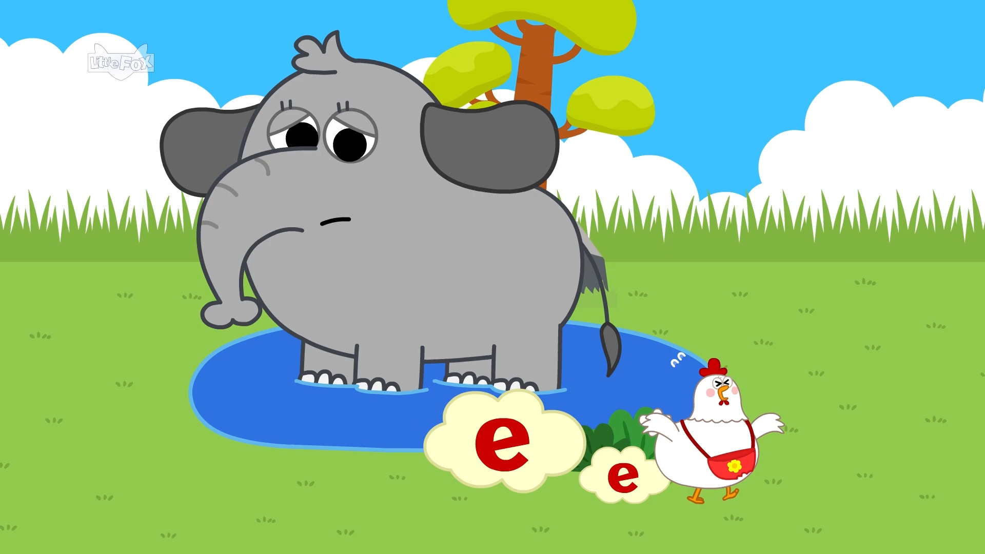 【little fox】phonics song short vowels a e i o u 短元音拼读a e