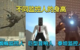 Télécharger la video: 迷你世界：不同监控人和音响人身高！泰坦监控人有50米，谁最高？