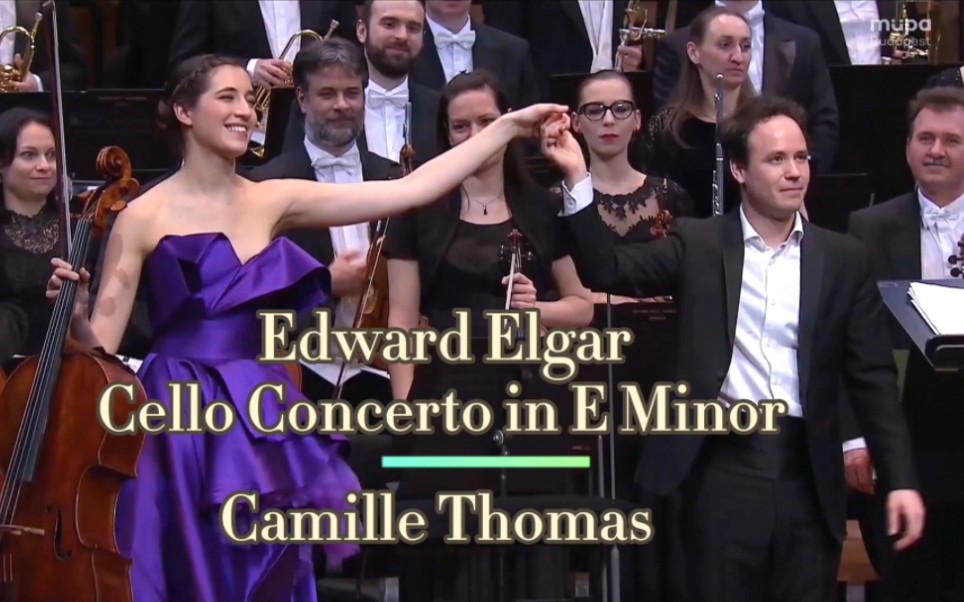 [图]Camille Thomas《埃尔加e小调大提琴协奏曲丨卡萨尔斯·鸟之歌》Gergely Madaras丨Savaria Symphony Orchestra