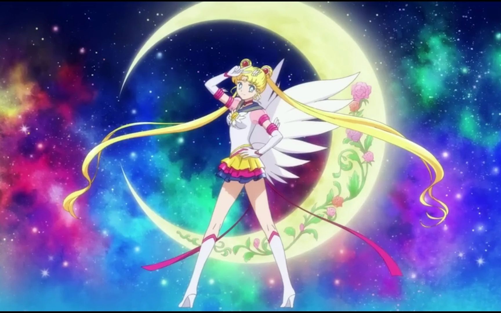 [图]【美少女战士Cosmos】银月水晶力量第三版变身BGM替换—Moon Crystal Power，Make Up（From Sailor Moon R OST）