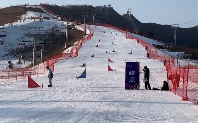 我参加了河北省第三届冰雪运动会单板平行大回转哔哩哔哩bilibili