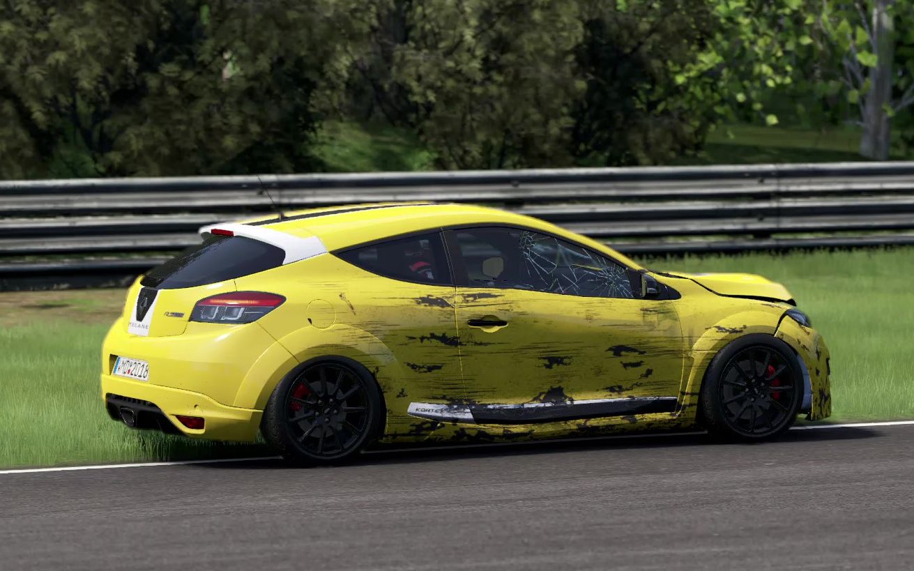 赛车计划2,梅甘娜rs 纽北最速前驱车,前驱王!