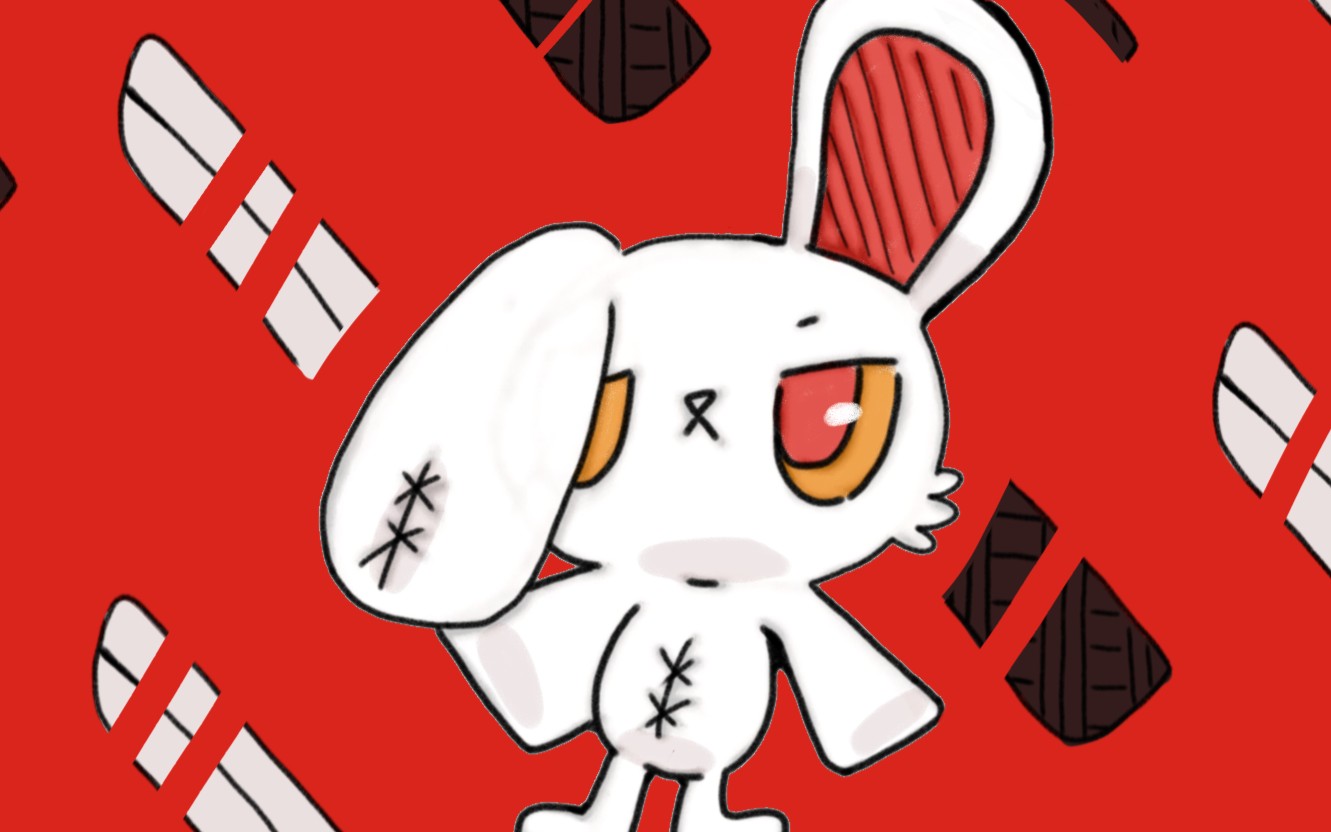 指绘bloodybunny白兔
