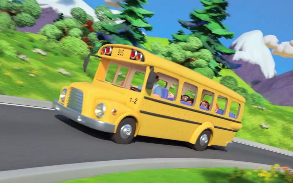 [图]『35分钟英文儿歌合辑』公车的轮子 Wheels On The Bus (School Edition) + More by CoComelon