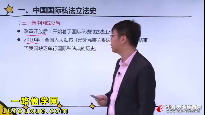 [图]自学考试法律本科国际私法00249视频课程 自考法学本科视频辅导课程