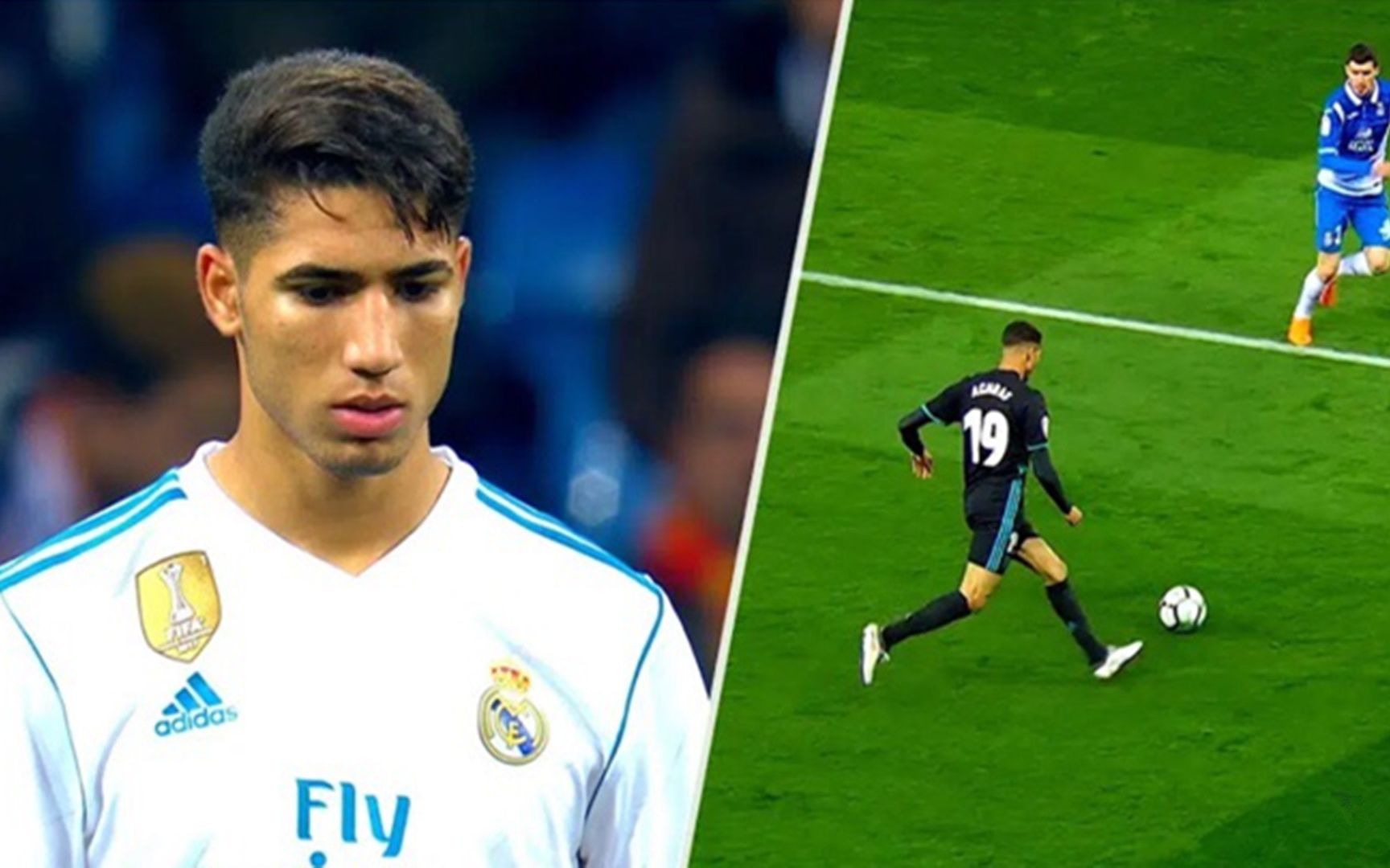 国米签下阿什拉夫绝对值了,看这位"边路超跑"皇马时期惊艳表现_哔哩