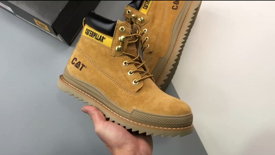 开箱 cat卡特 户外高帮休闲鞋马丁靴