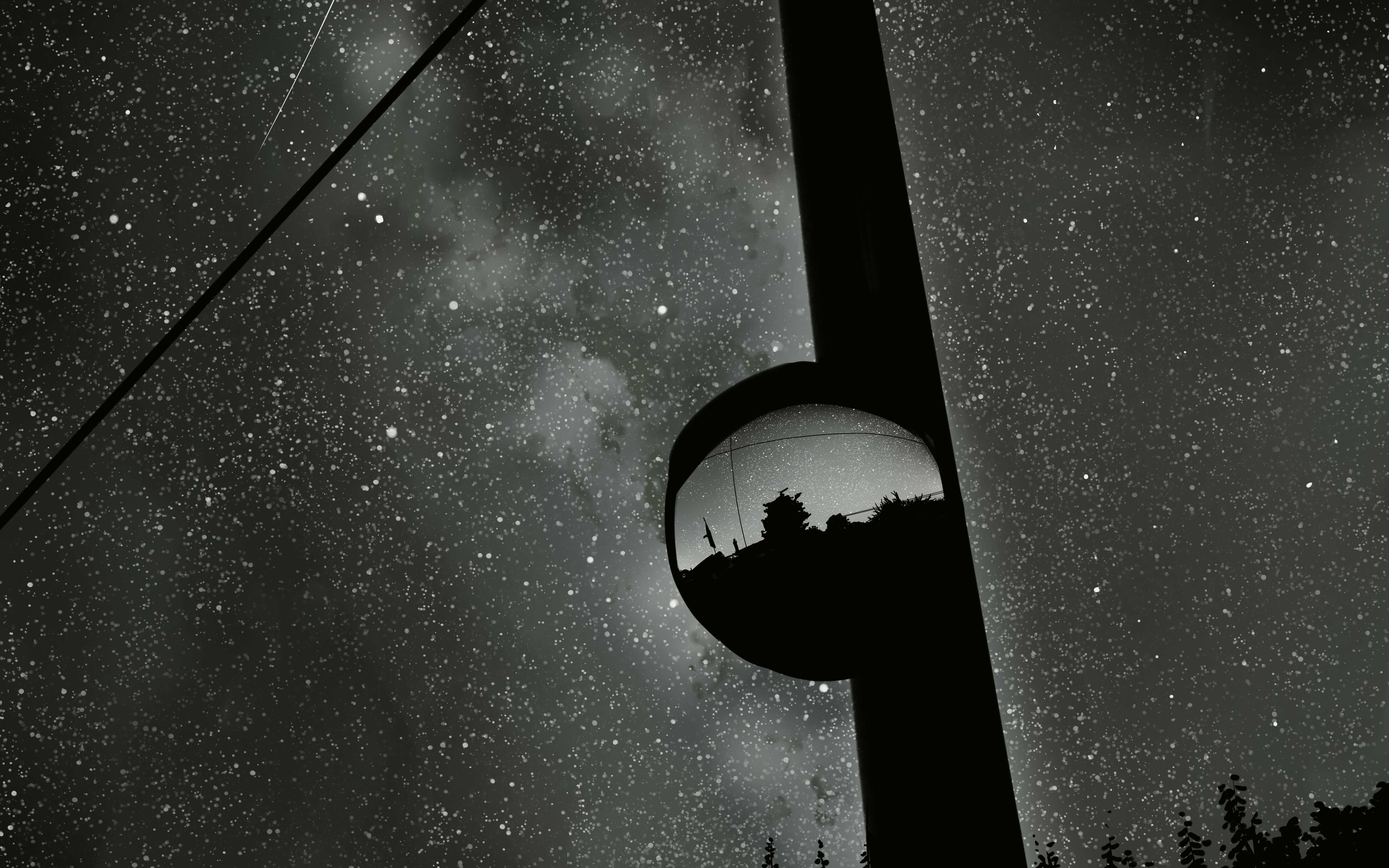 黑白星空 板绘_哔哩哔哩_bilibili