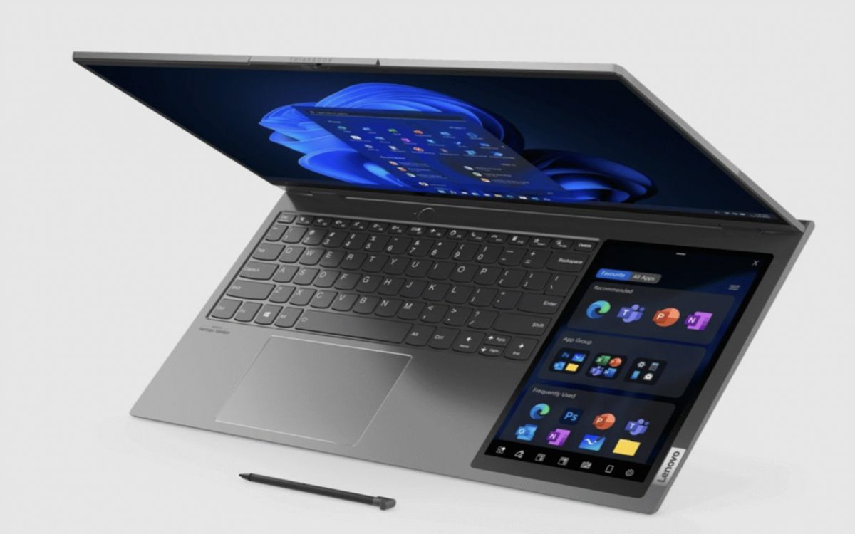 2022 CES 30个最新黑科技产品 | Lenovo ThinkBook Plus Gen 3,双屏笔记本电脑哔哩哔哩bilibili