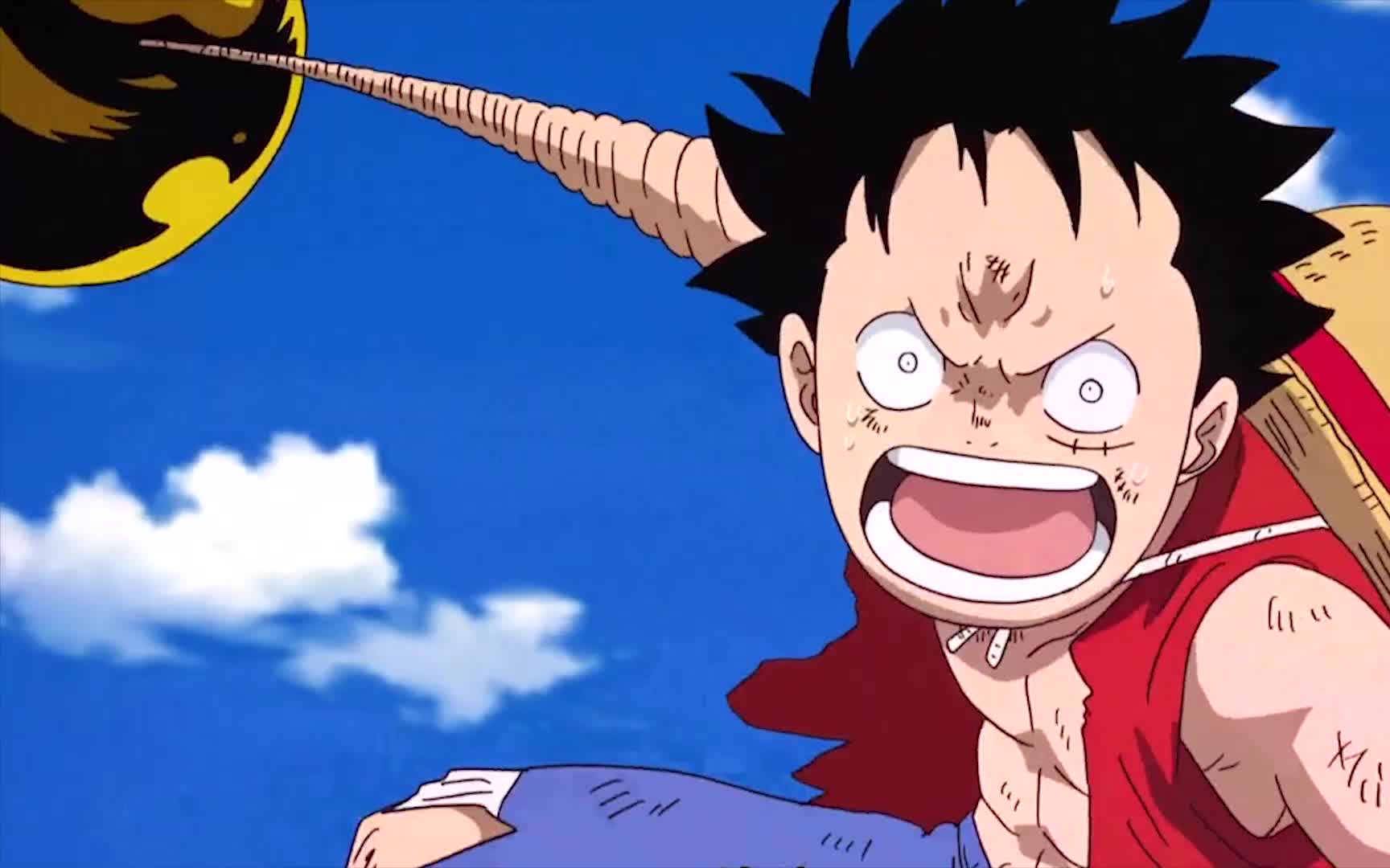 onepiece海贼王艾尼路vs路飞and空岛篇重制版影片链接放在视频下方