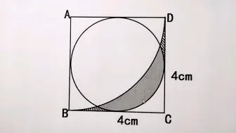 Download Video: 小升初考试题：求阴影部分面积，很多同学交白卷，真有那么难吗？