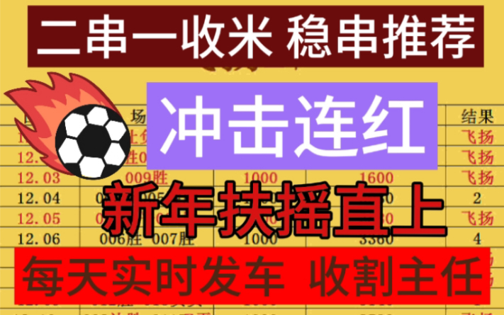 每日二串一推荐,今日二串一推荐,稳稳上车哔哩哔哩bilibili