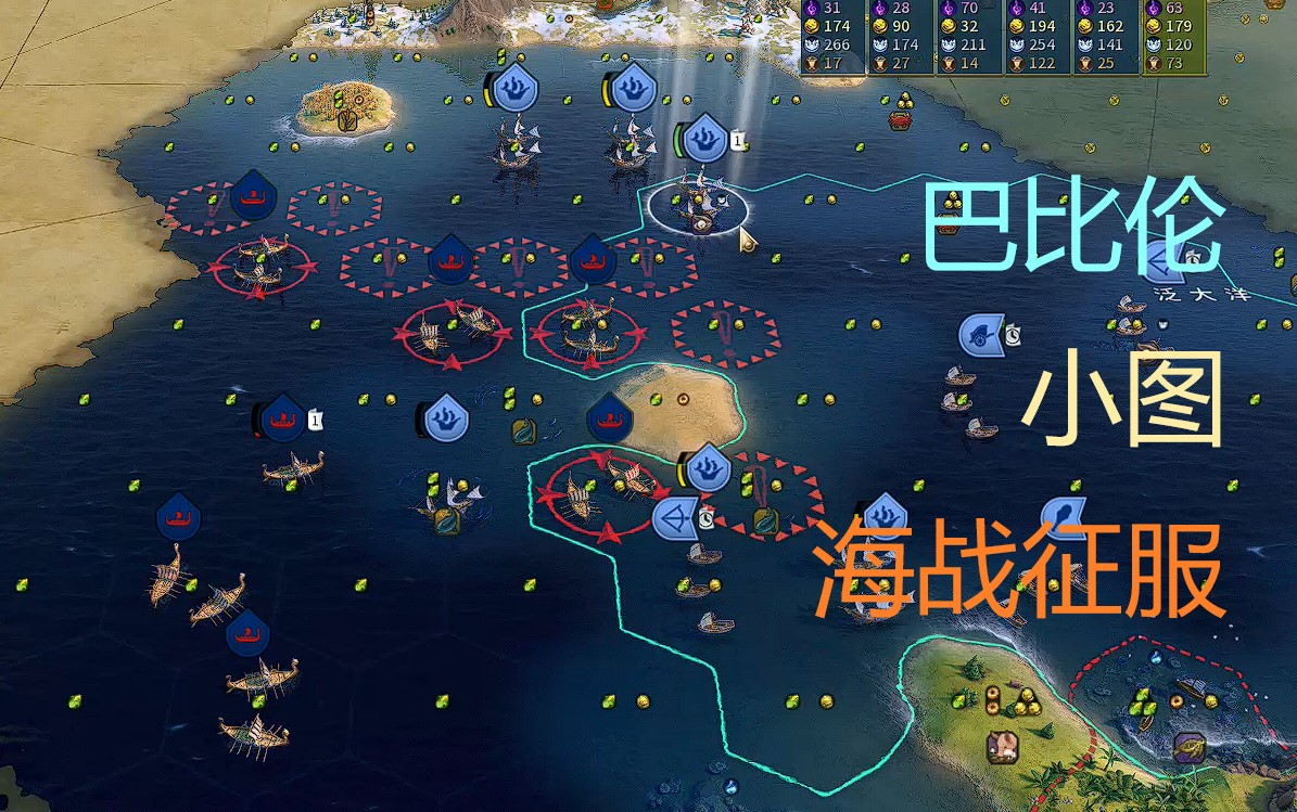 活动作品文明6巴比伦海战征服上