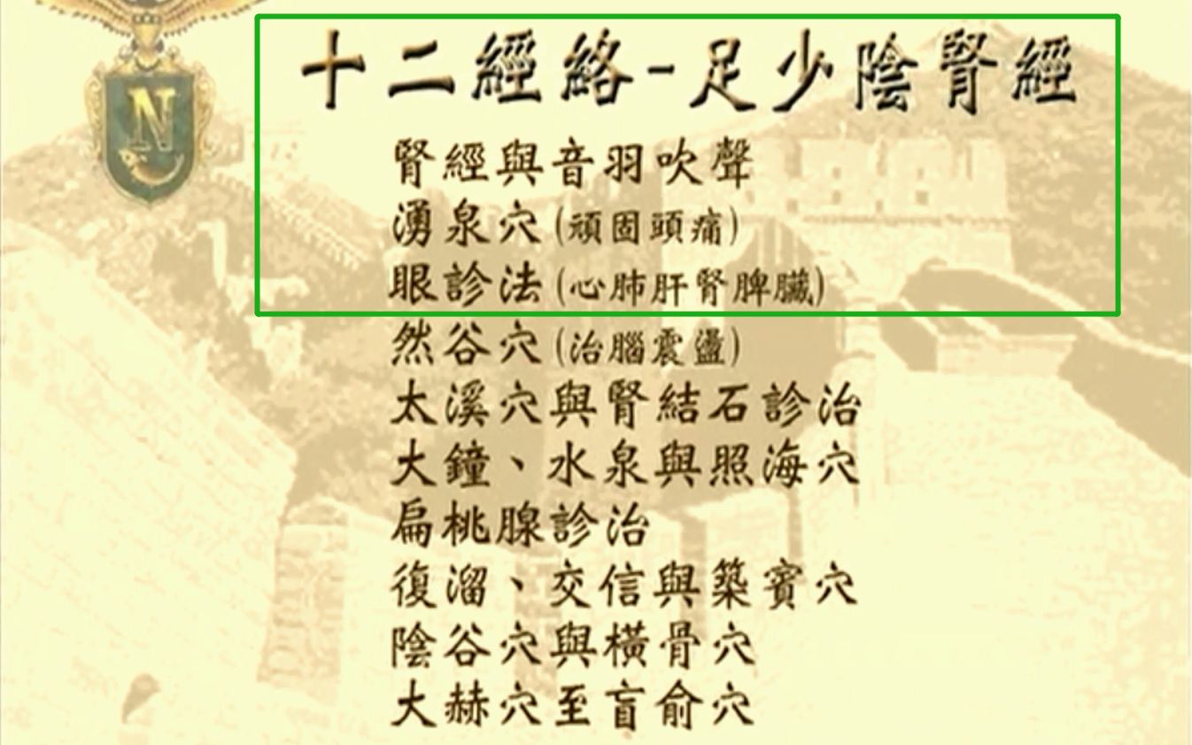 倪海厦人纪 针灸第四章 十二经络足少阴肾经(1)字幕版 肾主骨 发 耳聋 耳鸣 固肾 中西医对受胎的理解 助孕 类固醇 月亮脸 水牛肩 眼诊法《针灸大成》哔...