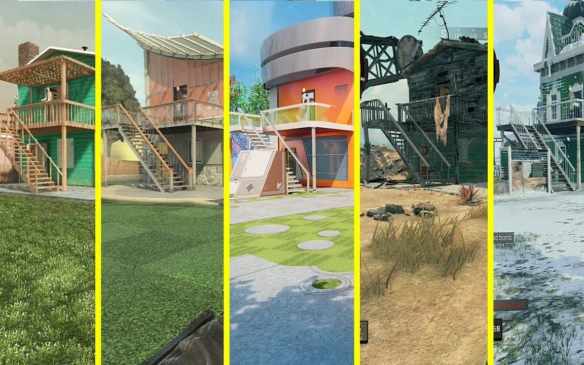 使命召唤黑色行动核弹镇地图进化史